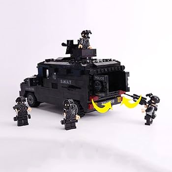 Amazon.co.jp: VanFty 陸軍セット423Pcs市警察SWATビルディング